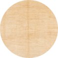 thumbnail image 1 of Ahgly Company Machine Washable Indoor Round Abstract Brown Gold Area Rugs, 7' Round, 1 of 7