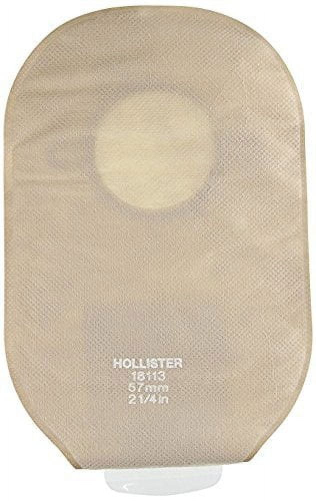 HOLLISTER New Image 2 Piece Ostomy Drain Pouch ComfortWear Panel Soft Tap 21 4 Flange 18193 Sold Per Box Walmart