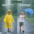 thumbnail image 3 of Impermeable Para Niño Inmatmex Color Amarillo Ligero y  Resistente, 3 of 10