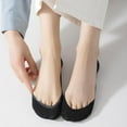 thumbnail image 7 of 6 Pair Ultra Low Cut Invisible Womens No Show Socks With Padding For Flats Loafer, Size 5-10, 7 of 7