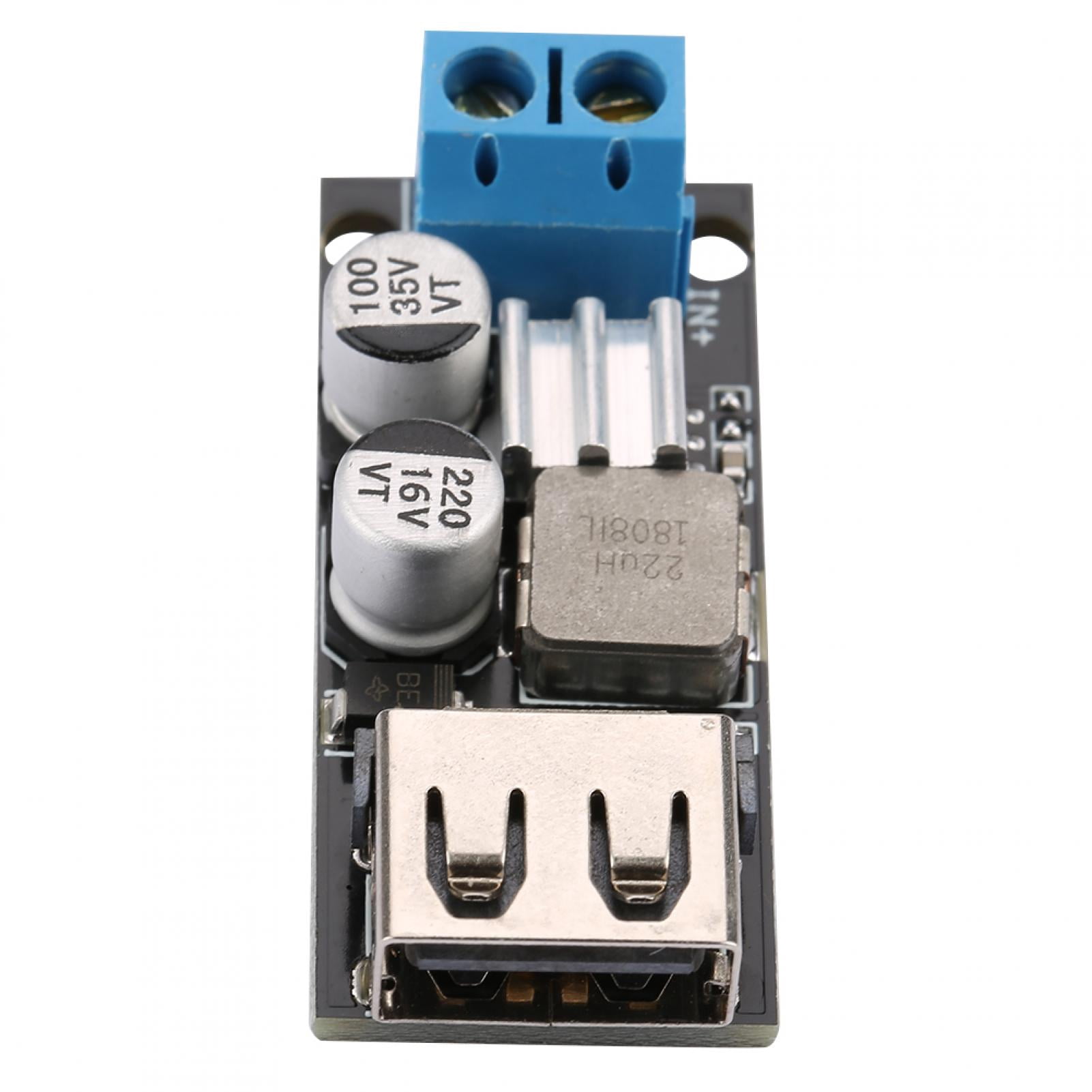 Module d'alimentation DC-DC Buck, 12V 24V 6V-32V à 5V QC 3.0 USB Module d'alimentation de charge rapide Tension CC à CC Module régulateur de puissance Module d'alimentation DC-DC Buck, 12V 24V 6V-32V à 5V QC 3.0 USB Module d'alimentation de charge rapide Tension CC à CC Module régulateur de puissance