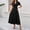 Black, variant on Women's Short Sleeve Dress High Waist V Neck Puff Sleeve Dresses Wedding Guest Formal Evening Party Maxi Dress Woman Dresses Casual Long Sleeve Dresses Casual for Women Petite Dresses for Women Summer