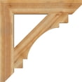 thumbnail image 3 of Ekena Millwork 6"W x 36"D x 36"H Merced Slat Rough Sawn Bracket, Western Red Cedar, 3 of 4