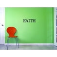 thumbnail image 1 of Custom Decals Faith Wall Art Size: 12 X 30 Inches Color: Black, 1 of 1