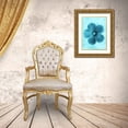 thumbnail image 3 of Teton Parchment 25x32 Gold Ornate Wood Framed with Double Matting Museum Art Print Titled - Forget Me Not Blue II, 3 of 4