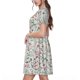 thumbnail image 2 of Easygdp Fairy Floral para Vestido Transpirable de Mujer, Vestido Suelto de Manga Corta con Pliegues y Bolsillos para el Verano, 2 of 6