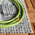 thumbnail image 4 of SAFAVIEH Barbados Asa Geometric Indoor/Outdoor Area Rug, Black/Ivory, 4' x 6', 4 of 5
