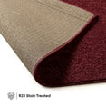 thumbnail image 5 of Furnish My Place Burgundy 2' x 26' Solid Color Rug Runner, Made In Usa, Living Room, Indoor, 5 of 12