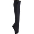 thumbnail image 1 of Easy Wear Compression Socks Calf Height Open Toe Support Stockings With Zip For Men Women, 1 of 2