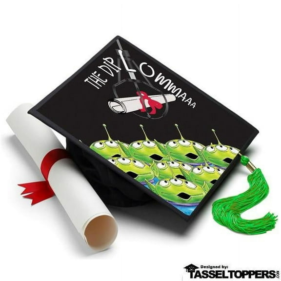 The Diploma Grad Cap Tassel Topper