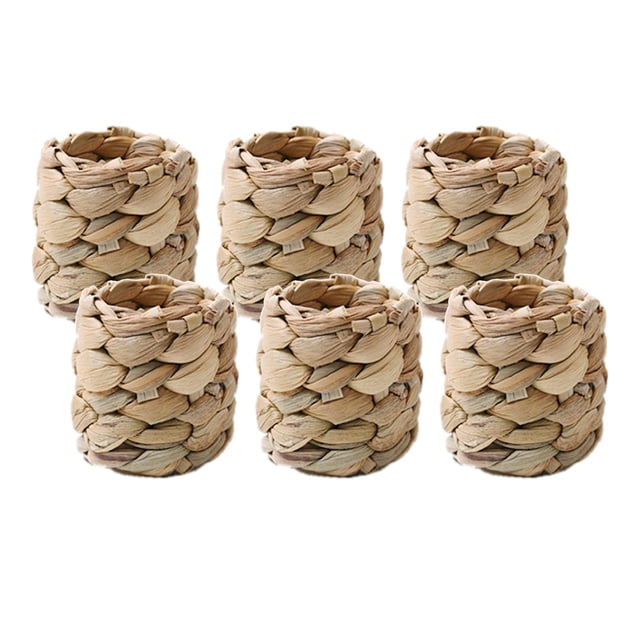6 servilletas con hebilla para cafetería, reuniones navideñas, nuevas Los 5.4x5cm