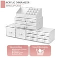 thumbnail image 7 of Sorbus Large Makeup Organizer - Stackable Jewelry & Makeup Organizer For Vanity, Bathroom Storage, Dresser - 12 Drawers Cosmetic Beauty Organizers and Storage with Lipstick, Makeup Brush Holder, 7 of 7