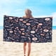 thumbnail image 1 of Toalla de playa de microfibra, súper colorida, resistente a la arena, multiusos, para viajes, piscina, 76 x 152 cm, 1 of 6