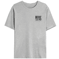thumbnail image 2 of HERE I AM LORD ISAIAH 6:8 Christian Print T-shirts Scripture Graphic Tees for Church Services & Faith Tops Based Daily Outfits Gray,L, 2 of 6