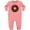 Mauve, variant on Chololate Donut with Sprinkles Baby Fleece Romper