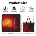 thumbnail image 2 of Marble Texture Waterproof Picnic Blanket with Foldable Zipper, Suitable for Outdoor Use, Suitable for Travel, Camping, Beaches, Parks, Grasslands, Picnic Blanket Accessories, 2 of 7