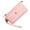 Pink, variant on Slim Thin Wallet for Women Leather Bifold Wristlet RFID Blocking Clutch Travel Wallet Credit Card Holder Ladies Phone Purse