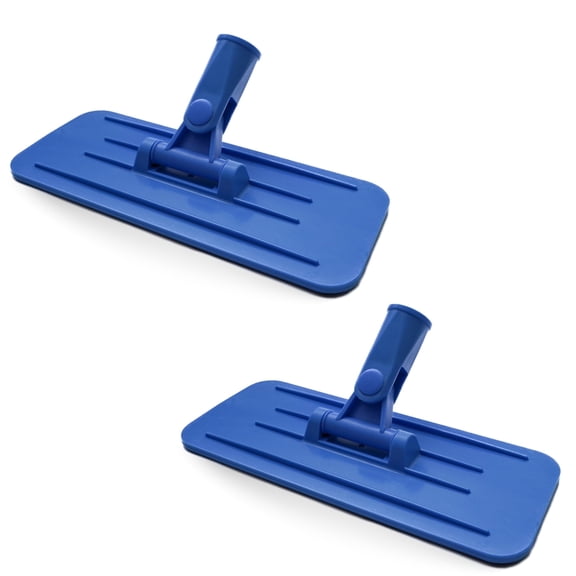 2-Pack EZ Scrub Pad Holders, Threaded Swivel Universal 10"x4-5/8" Utility Cleaning Pad Holder