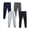 Navy/Grey/Charcoal/Black Cargo, variant on Quad Seven Boys Sweatpants Soft Active Fleece Cargo and Basic Jogger Pants with Pockets 4 Pack