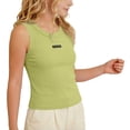 thumbnail image 6 of Tsesme Summer Sleeveless T-Shirt for Girls, Round Neck Slim Fits Crop Tank Tops, Summer Breathable Comfy Tanks 2-14 Year, 6 of 9