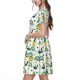 thumbnail image 2 of Balery St. Patrick's day Vestidos sueltos de manga corta para mujer, vestidos de verano 2025, vestidos casuales de corte A con vuelo., 2 of 6