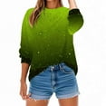 thumbnail image 2 of Ailaofu Women's Crew Neck Sweatshirt Long Sleeve Tops Casual Loose Pullover Sweatshirts, 2 of 6
