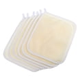 thumbnail image 4 of Miangastore Shower Cloths Beige 6Pcs 10.2X9.1X0.2In, 4 of 8