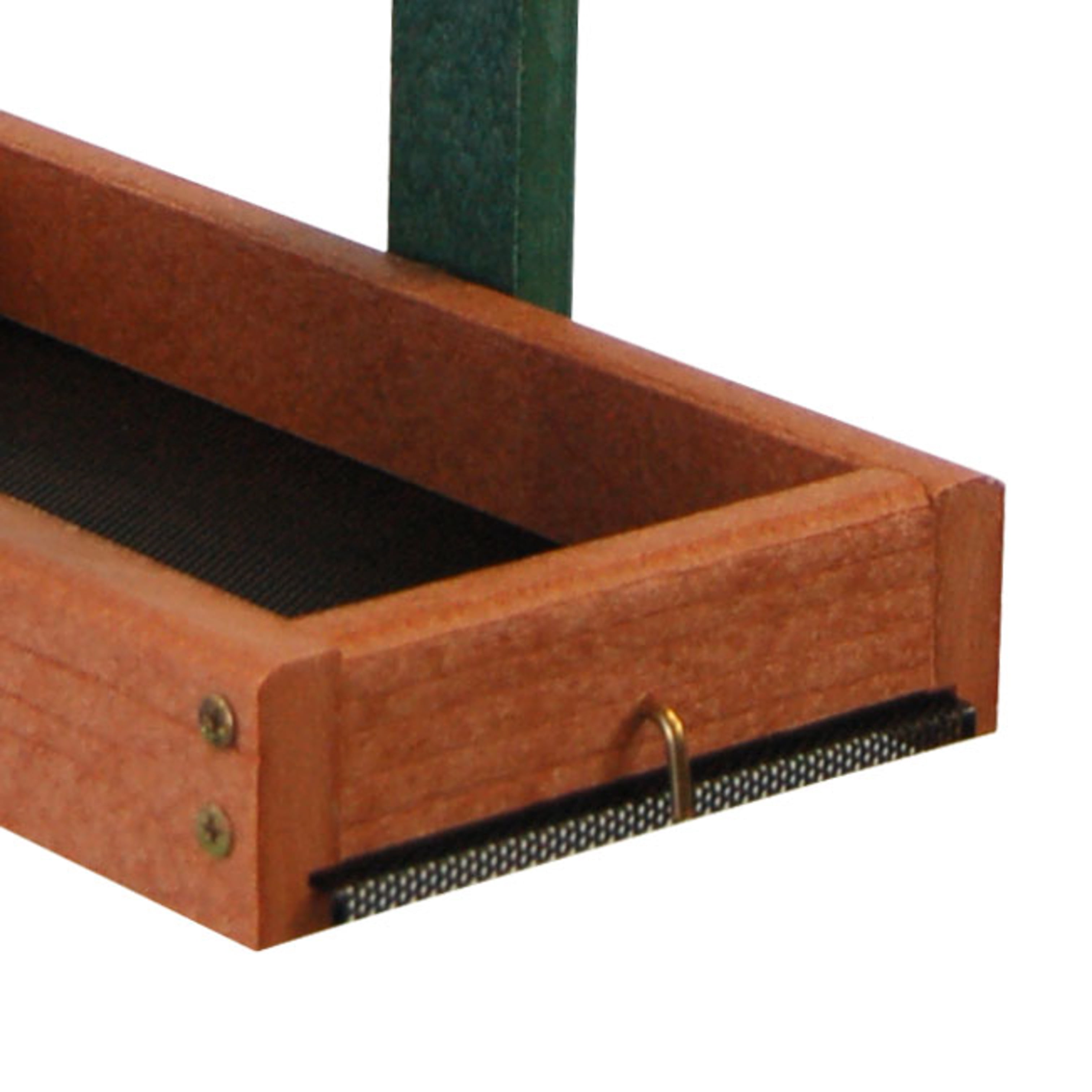 Audubon Going Green Double Platform Bird Feeder - Removable Tray - Green