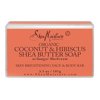 Shea Moisture Organic Coconut And Hibiscus Shea Butter Soap, 3.5 Oz, 3 Pack