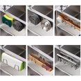 thumbnail image 3 of Torubia 2Pack Sponge Holder for Kitchen Sink, Strong Adhesive Small Sponge Holder Rustproof & Waterproof Kitchen Sink Caddy - Minimal Size Save Sink Space- SUS304 Stainless Steel,Quick Drying, 3 of 6