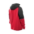 thumbnail image 3 of Men's New Era  Red Kansas City Chiefs Combine Authentic Color Block Raglan Pullover Hoodie, 3 of 5
