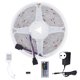 thumbnail image 1 of Tira de luz 5050 de 16.4 pies Tira de LED RGBW Luz colorida Control remoto de 44 teclas Tira de LED de 150 cuentas Enchufe europeo 100-240 V, 1 of 5