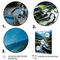 thumbnail image 3 of Designart "Rice Terraces China Azure painting V" China Floater Framed Canvas Wall Art, 3 of 7