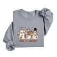 thumbnail image 4 of Chandails d'Hiver Grande Taille Automne pour Femmes Imprimé Mode Halloween Décontracté Confortable Sweat à Capuche Amusant Gris TTG, 4 of 6