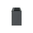 thumbnail image 4 of Modway Bryn 48" Modern Wood/Ceramic Double Sink Bathroom Vanity in Gray/Black, 4 of 8