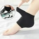 thumbnail image 4 of Calcetines de gel hidratantes para talones agrietados y pies secos - Calcetines hidratantes de punta abierta para mujer - Tratamiento Spa Reutilizable (negro, pack de 2), 4 of 6