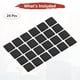 thumbnail image 4 of Uxcell 24PCS Bandas de sudor deportivas, muñequeras de algodón absorbentes para entrenamiento/baloncesto/correr [Negro, 8cm de ancho], 4 of 7