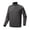 Black, variant on Men's Quarter Zip Pullover Long Sleeve Jacket Fleece Lined Golf Pullover Thermal Gym Workout Tops with Arm Zip Pocket