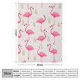 thumbnail image 4 of ONETECH  Pink Flamingos Bed Blanket Ultra Soft Throw Blanket All Season Warm Light Weight Cozy Plush Blankets for Home Bedroom Sofa Chair Travel, 4 of 6