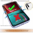 thumbnail image 4 of FYBTO Compatible for iPhone X Case/iPhone Xs Cases 5.8 Inch, with [2 x Tempered Glass Screen Protector] Clear 360 Full Body Coverage Silicone [Military Protective] Shockproof Phone Cover - Black, 4 of 5