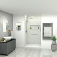 thumbnail image 3 of Transolid SWKX48367224-50V SaraMar 48-in x 36-in x 96-in Glue to Wall 6-Piece Shower Wall Kit with Extension, Lunar Velvet, 3 of 5