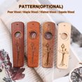 thumbnail image 3 of Riwcyla Wooden Kazoo Musical Instruments Ukulele Guitar Accompany Gift for Adult Music Beginner Interesting Party Carnival Show Kazoo Instrument with Replaceable 2 Flute Film, 3 of 6
