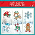 thumbnail image 4 of Creativity for Kids Holiday Easy Sparkle Window Art: 7 Designs, Christmas Crafts for Kids, 4 of 6