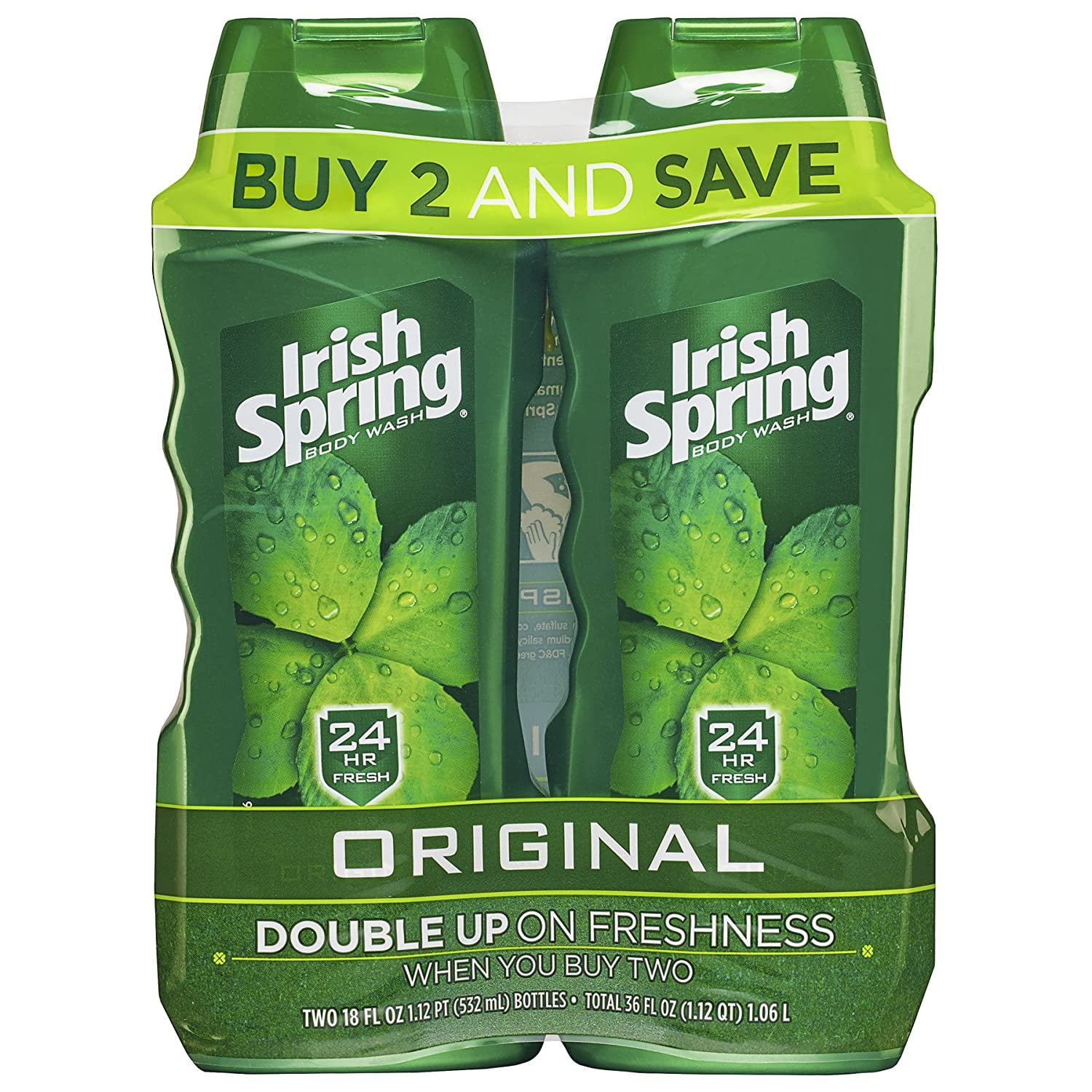 Buy Irish Spring Body Wash Pump Original 32 fl oz, 2 Pack Online at