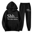 thumbnail image 4 of CONZONE Mens Sweatsuit 2 Piece Sets Casual Men's Jogging Tracksuit Set Letter Graphic Pullover Hoodie Pants Sweat Suit for Men Cozy Fall Winter Athletic Track Suit Outfits, 4 of 4