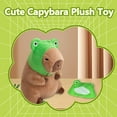 thumbnail image 4 of CHUNYAN 12-in cute capybara plush toy, capybara plush animal capybara doll pillow, holiday gift for boys and girls, 4 of 7