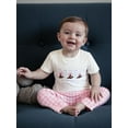 thumbnail image 6 of Rovasas Baby Girl Western Outfits Short Sleeve Tops + Plaid Flare Pants, 6 of 9