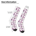 thumbnail image 5 of Haiem Rose Flowers Socks, Funny Novelty Crazy Design Cotton Socks Sports Socks Knee High Socks For Men, Women,1Pairs - Gift For Working Friends, 5 of 9