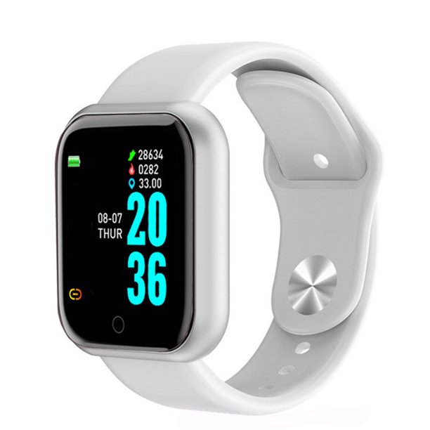 Y68/D20 Bluetooth recargable reloj inteligente reloj calorías frecuencia cardíaca sueño Monitor