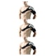thumbnail image 3 of Bearachild Soporte de hombro de goma Reemplazo térmico ajustable Compresión Absorbente de sudor Protector de soporte deportivo Negro Gris Type1 NO1, 3 of 6